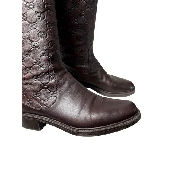Gucci Maud signature Knee High riding Boots size 39 - Picture 7 of 14